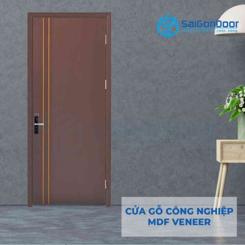 Cửa gỗ công nghiệp MDF Veneer P1-C13