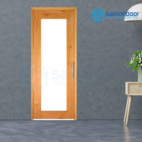 Cửa gỗ cao cấp SaiGonDoor MDF veneer o kinh