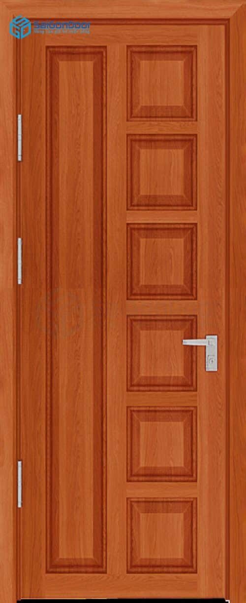 Cửa gỗ công nghiệp HDF Veneer 6B sapele (1)