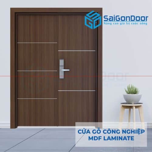 Cửa gỗ công nghiệp MDF Laminate 2P1R51s