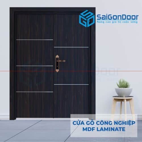 Cửa gỗ công nghiệp MDF Laminate 2P1R5s