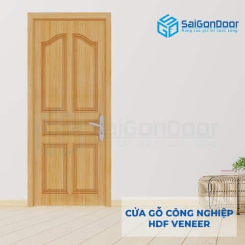 Cửa gỗ công nghiệp HDF Veneer SGD 5A ash (2)