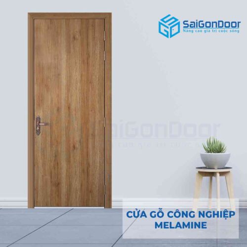 Cửa gỗ công nghiệp MDF Melamine P1-1