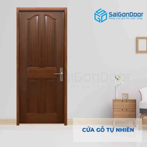 Cửa gỗ tự nhiên GTN 4A oc cho