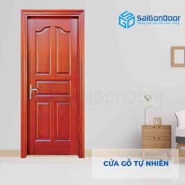 Cửa gỗ tự nhiên GTN 5A Cam xe