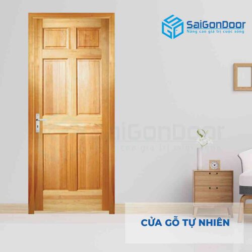 Cửa gỗ tự nhiên GTN 6A Ash sang