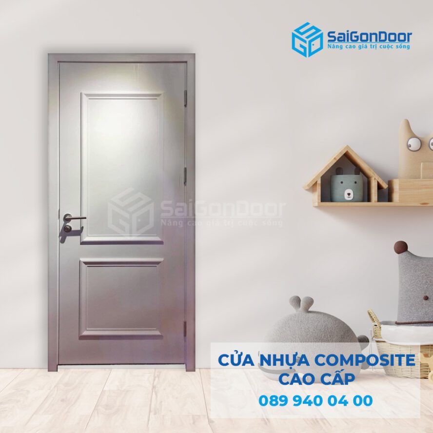 Cua nhua composite 2PN trang