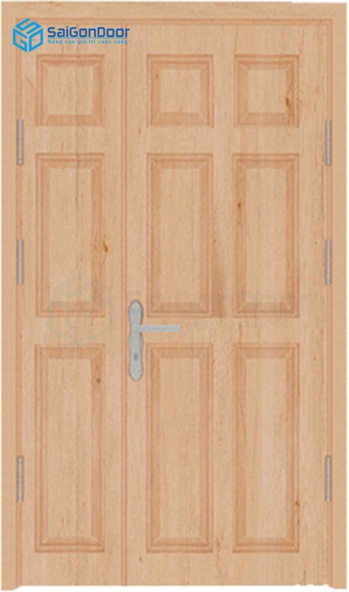 Cửa nhựa Composite 2 canh 9A Oak (2)