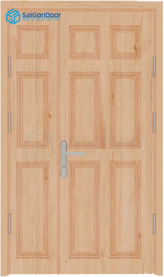 Cửa nhựa Composite 2 canh 9A Oak (2)