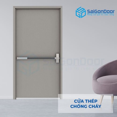 Cửa thép chống cháy TCC P1-Gray