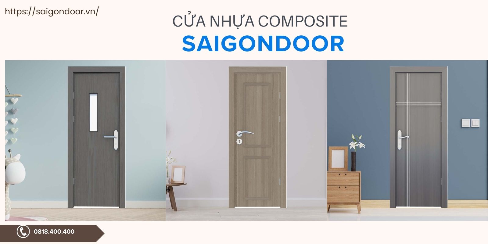 Đặc trưng của các mẫu cửa nhựa composite hiện nay 