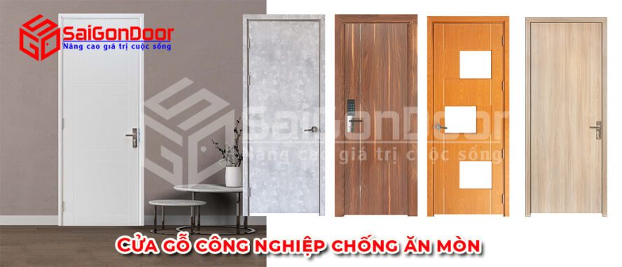 Một số mẫu cửa gỗ công nghiệp chống nước được dùng cho các công trình đô thị ven biển