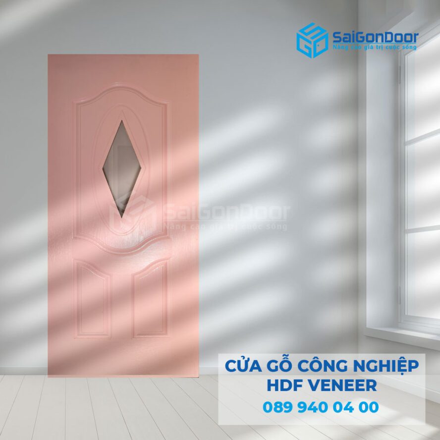 Cửa gỗ HDF Veneer sang trọng