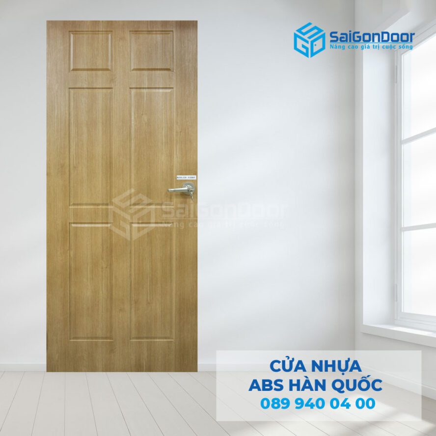 Mẫu cửa nhựa ABS cho phòng ngủ tinh tế