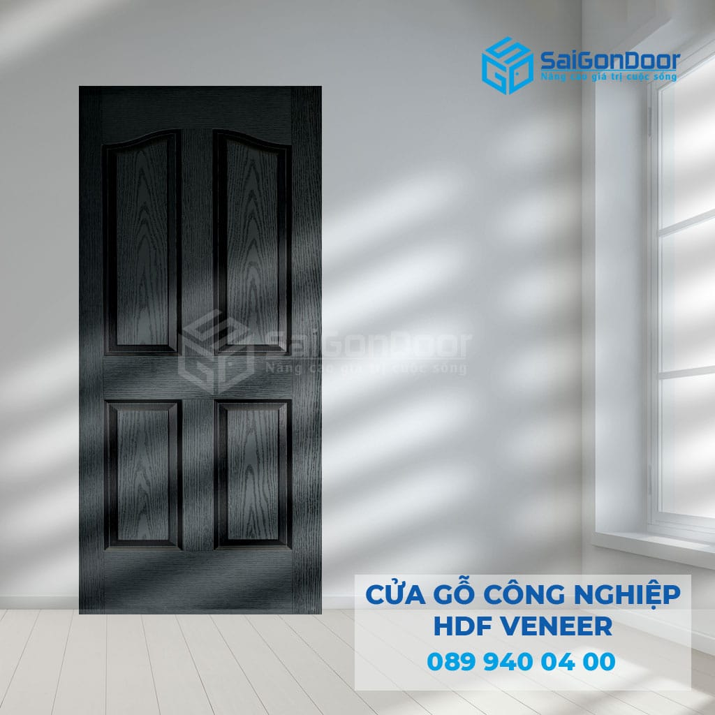 Cửa gỗ công nghiệp HDF Veneer