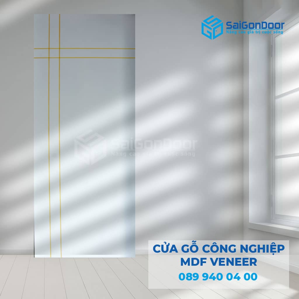 Cửa gỗ công nghiệp HDF Veneer