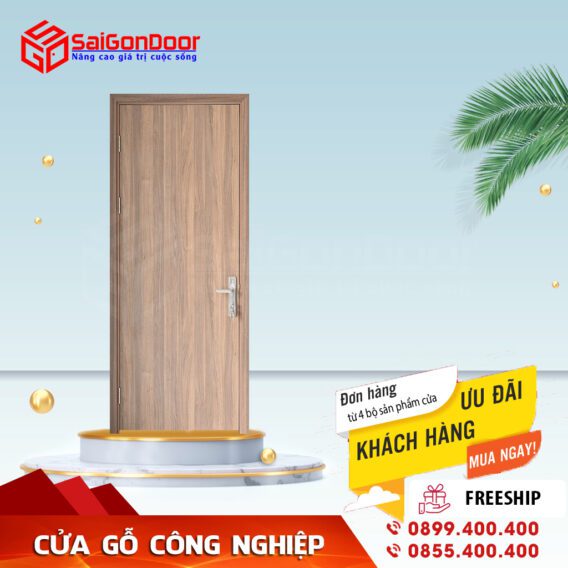 Cửa gỗ công nghiệp cao cấp