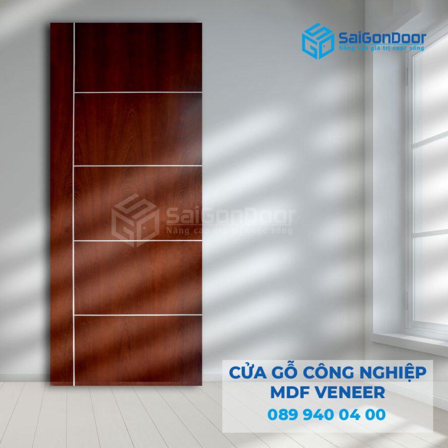 Cửa gỗ công nghiệp MDF Veneer