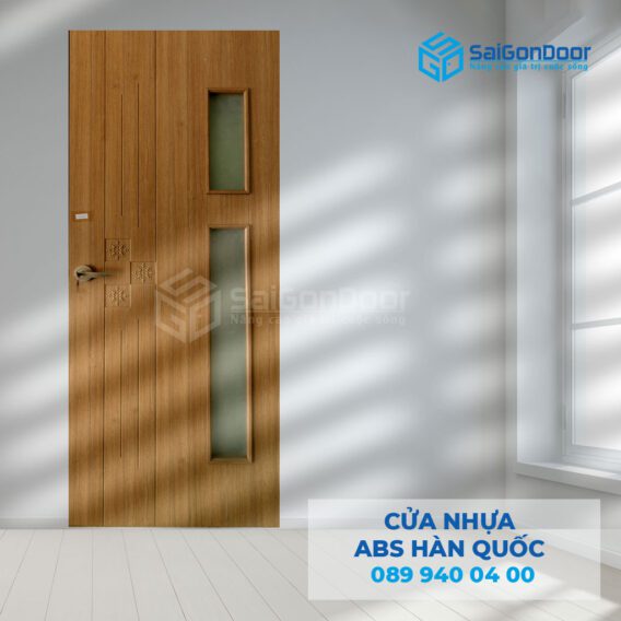 cửa nhựa vân gỗ abs hàn quốc