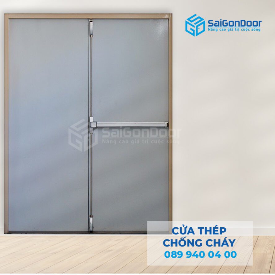 cửa chống cháy 2 cánh