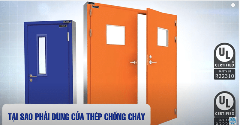 TẠI SAO PHẢI DÙNG CỬA THÉP CHỐNG CHÁY?