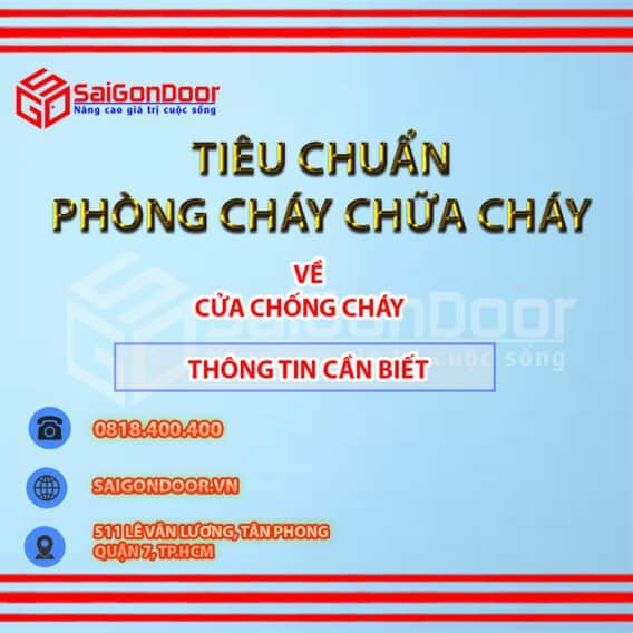 Tiêu chuẩn phòng cháy chữa cháy về cửa chống cháy