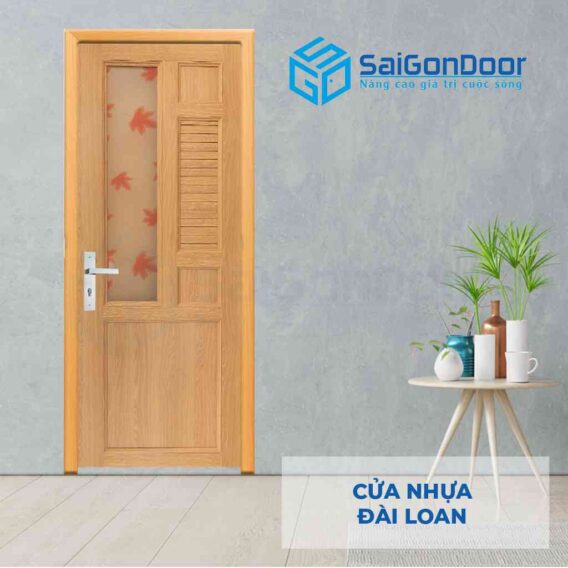 Mẫu cửa phòng ngủ nhựa Đài Loan YA-12