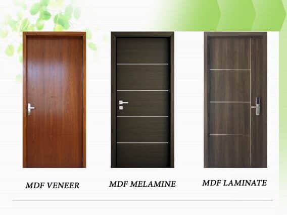 Cửa gỗ 1 cánh MDF có nhiều loại cho bạn lựa chọn