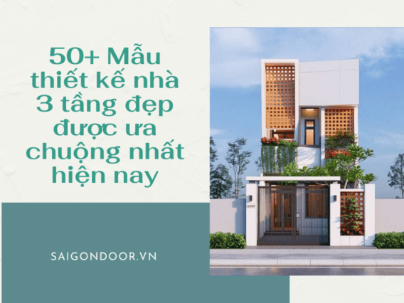 mẫu thiết kế nhà 3 tầng đẹp