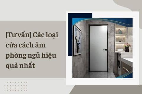 cửa cách âm phòng ngủ