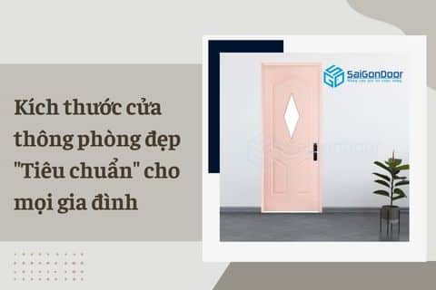 kích thước cửa thông phòng