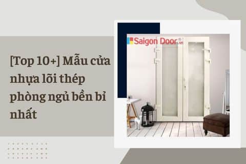 mẫu cửa nhựa lõi thép phòng ngủ