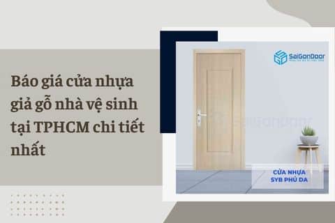 giá cửa nhựa giả gỗ nhà vệ sinh