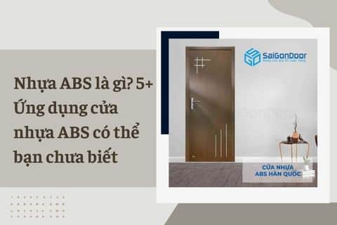 ứng dụng cửa nhựa abs