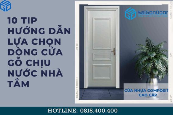 Cửa gỗ chịu nước nhà tắm