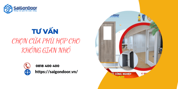 cửa phù hợp cho không gian nhỏ