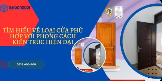 cửa phù hợp với phong cách kiến trúc