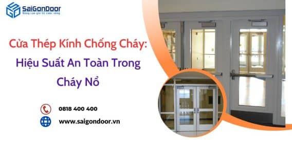 Cửa thép kính chống cháy