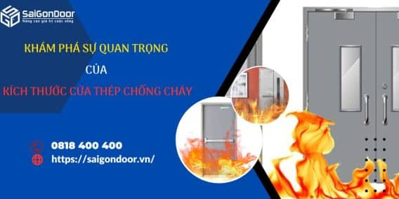 Kích thước cửa thép chống cháy