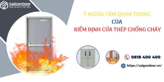 Kiểm định cửa thép chống cháy