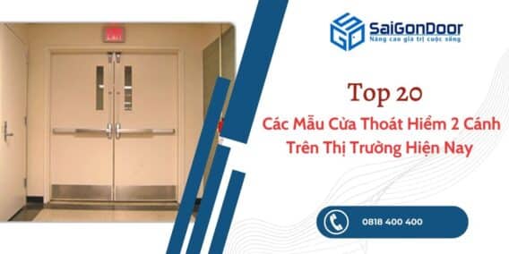 cửa thoát hiểm 2 cánh