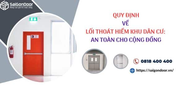 Quy định về lối thoát hiểm khu dân cư