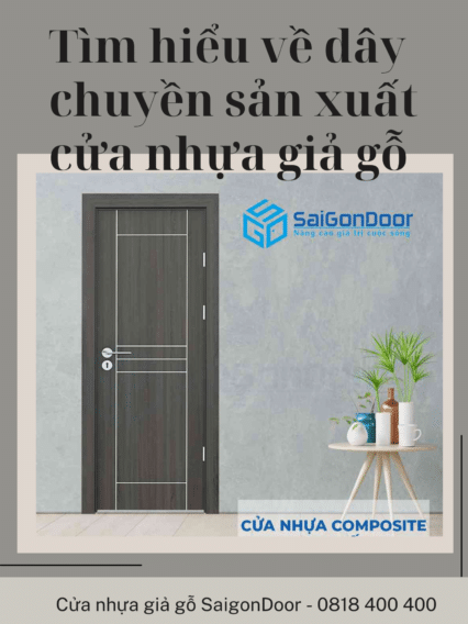 Dây chuyền sản xuất cửa nhựa giả gỗ