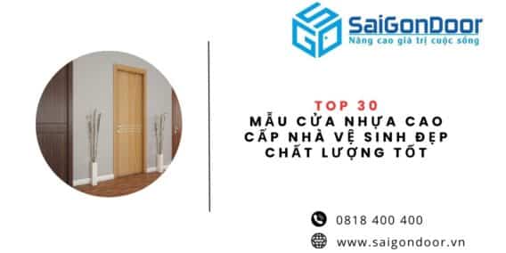 Mẫu cửa nhựa cao cấp nhà vệ sinh