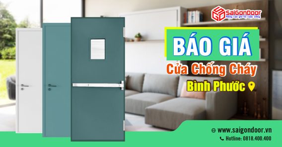 Báo Giá Cửa Chống Cháy Bình Phước, Cửa Gỗ Chống Cháy Bình Phước, Cửa Thép Chống Cháy Bình Phước