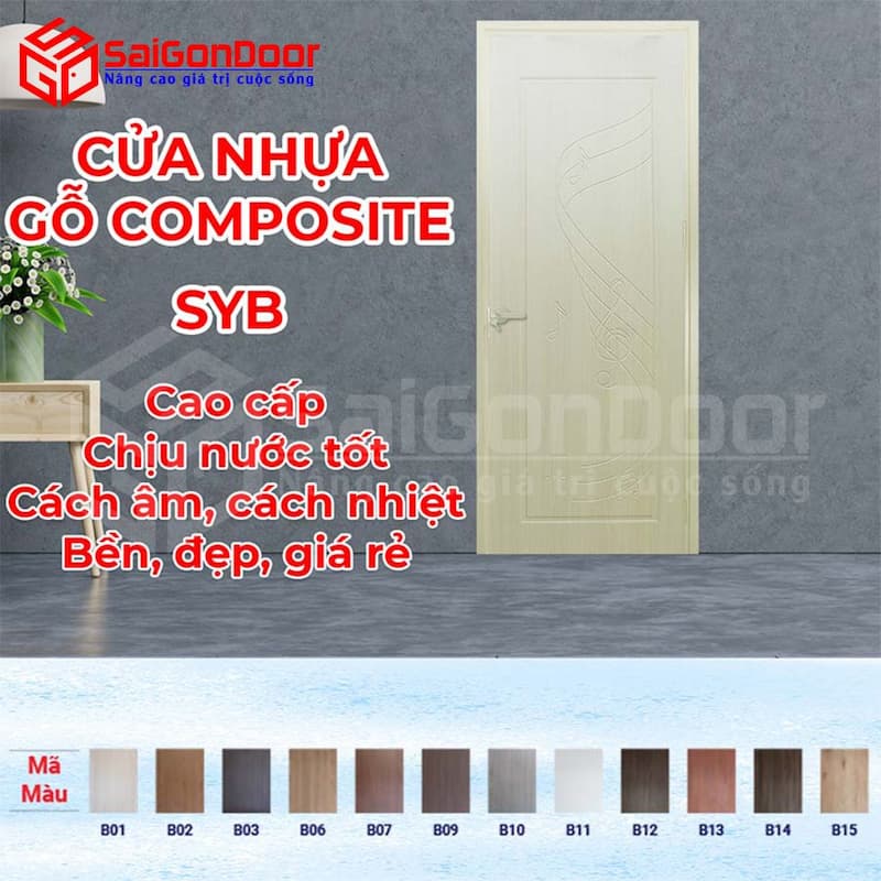 Các ứng dụng cửa nhựa giả gỗ Kontum trên thực tế