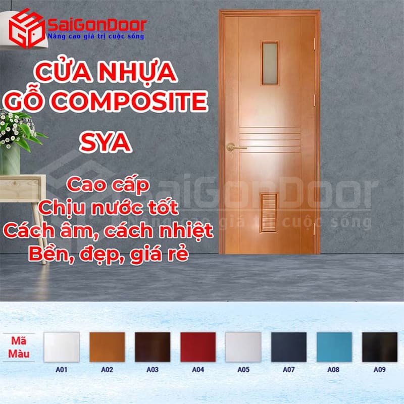 Ưu điểm cửa nhựa composite Phú Yên