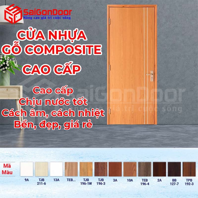 Có mấy loại cửa nhựa composite?