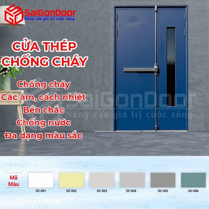 Cửa thép chống cháy trong 120 phút