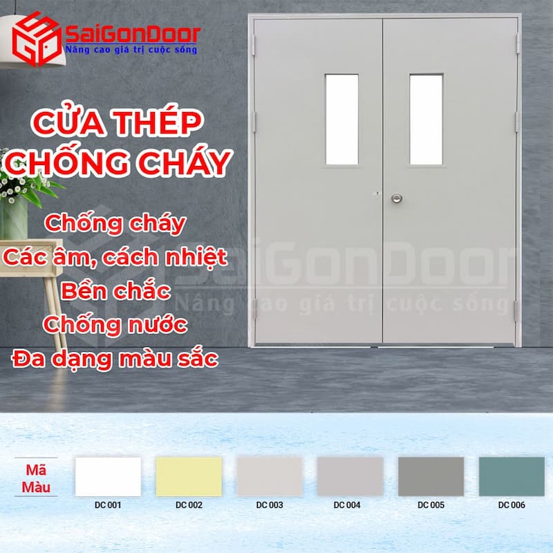 Saigondoor - Dịch vụ cung cấp cửa chống cháy tại Bình Phước